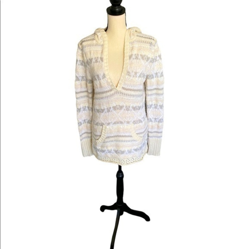 Old Navy 2007 Knit Hooded Sweater w/Front Pocket Size Large